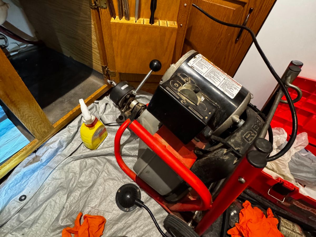 drain cleaning job in aurora kitchen